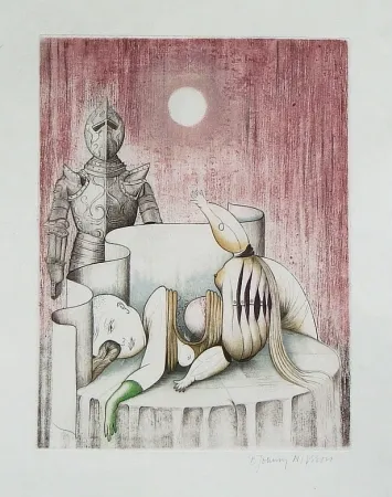Etching And Aquatint Johnny Nilsson - Titre inconnu