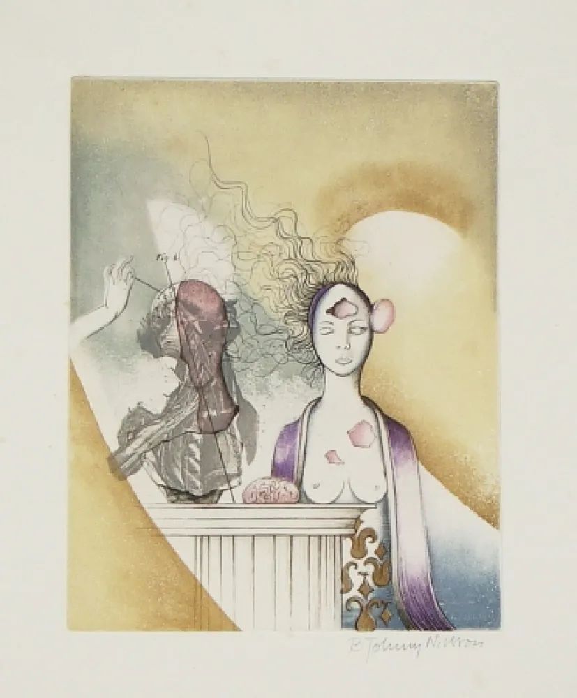 Etching And Aquatint Johnny Nilsson - Titre inconnu