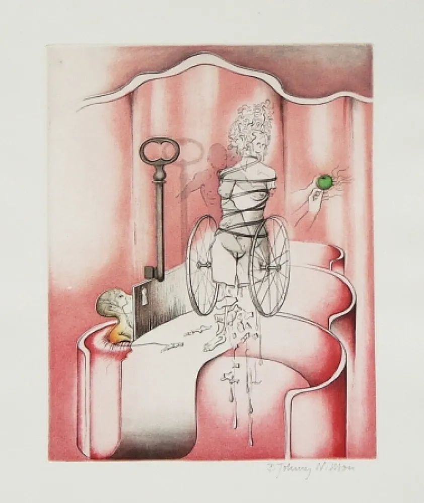 Etching And Aquatint Johnny Nilsson - Titre inconnu