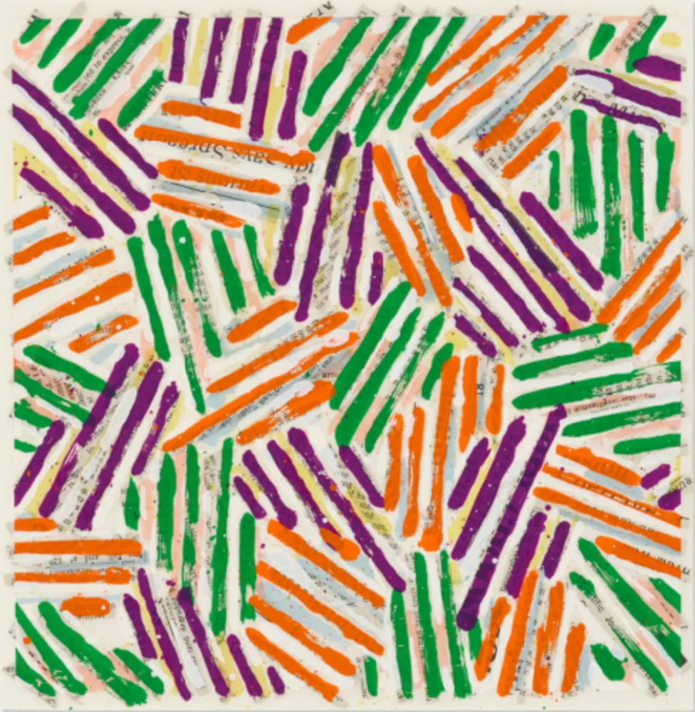 Screenprint Johns - Cross Hatch