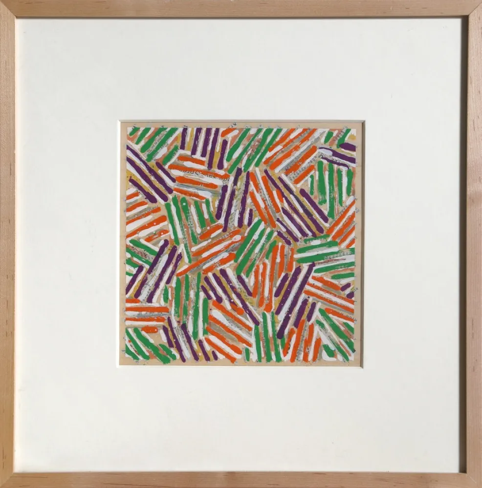 Screenprint Johns - Crosshatch