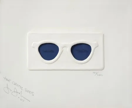 Screenprint Johns - The Critic Sees