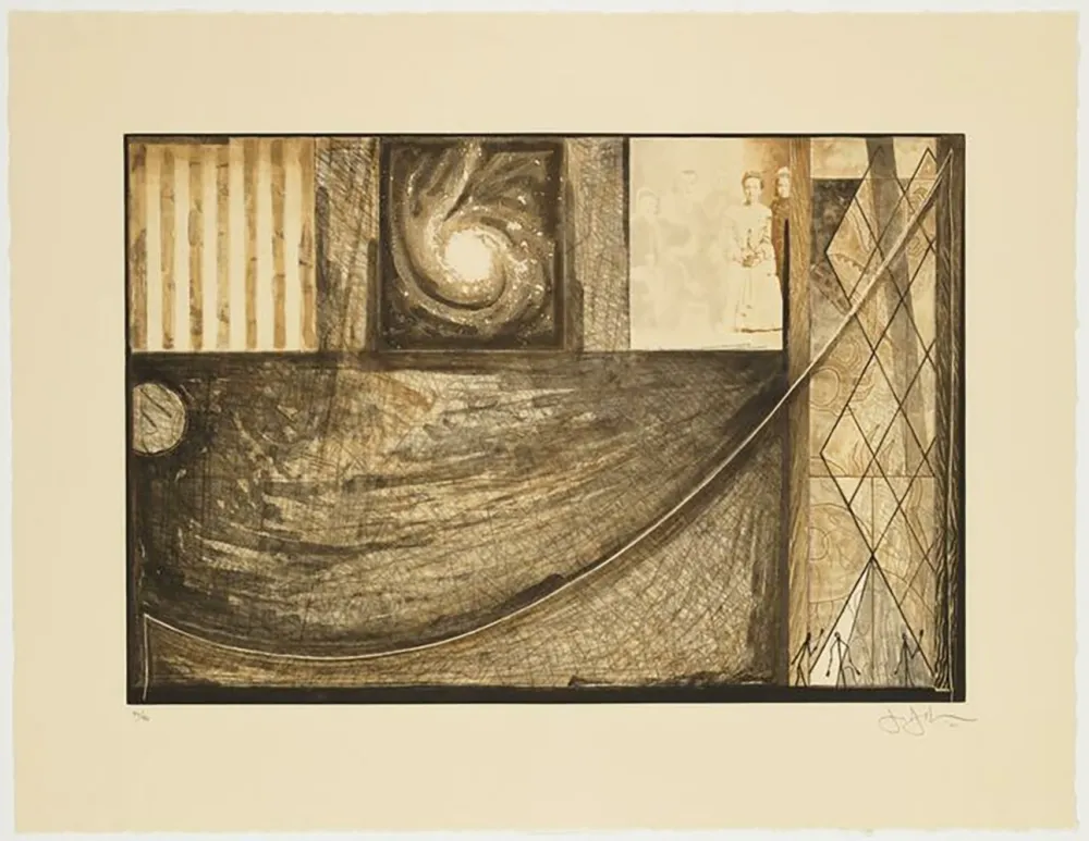 Etching Johns - Untitled