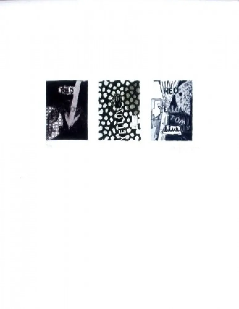 Etching And Aquatint Johns - Untitled