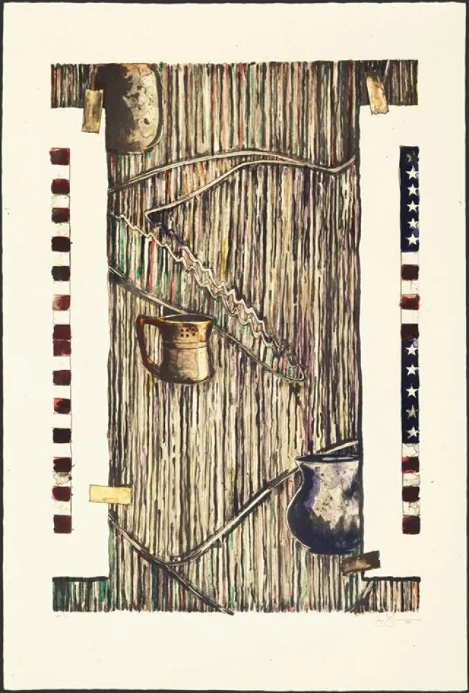 Lithograph Johns - Ventriloquist (color)