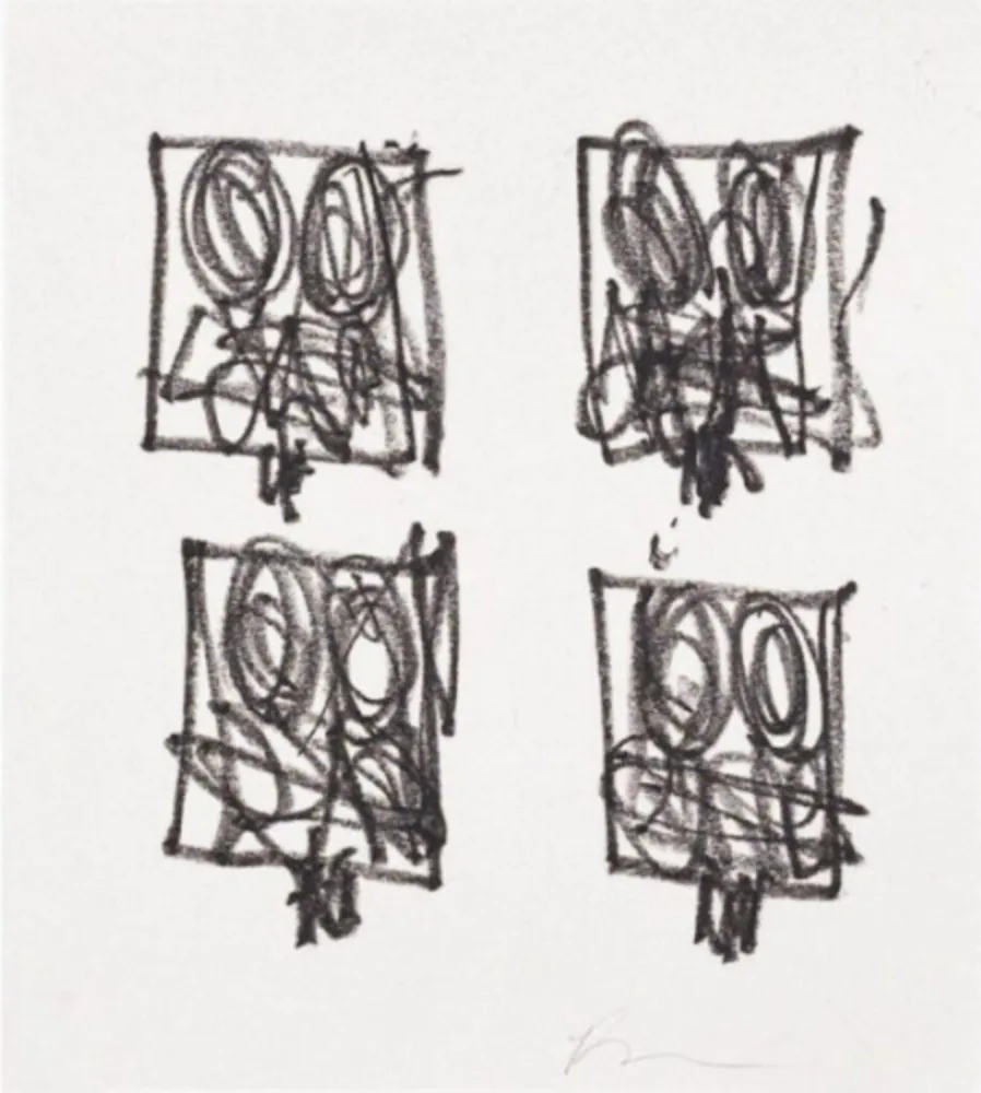 Etching Johnson - Untitled (Anxious Man)