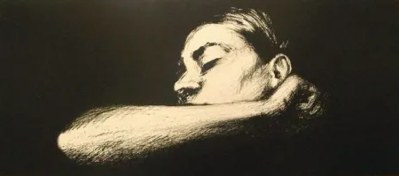 Lithograph Joliet - Sommeil noir