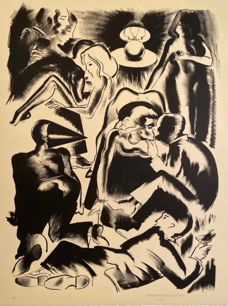 Lithograph Jones - High Society