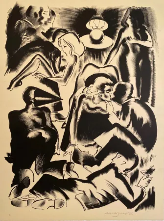 Lithograph Jones - High Society