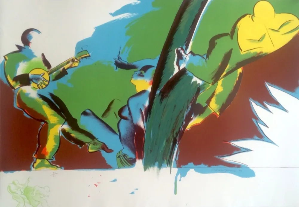 Lithograph Jones - Sans titre