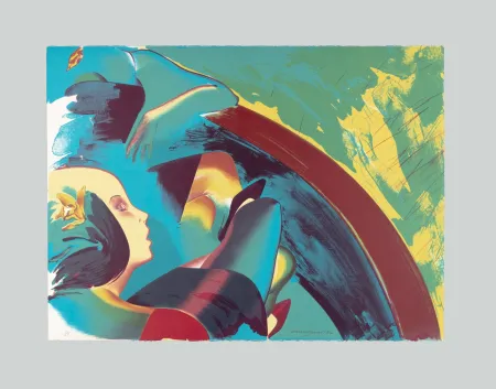 Lithograph Jones - Stage set (2)