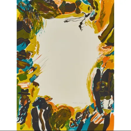 Lithograph Jones - Untitled from Concerning Marriages series, Plate H