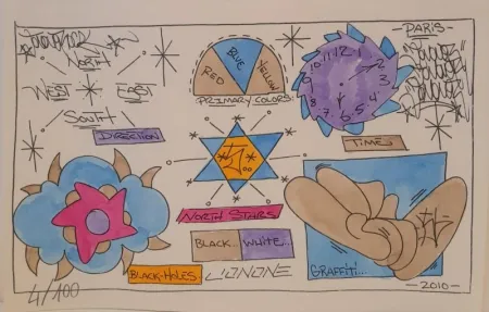 Screenprint Jonone - Coffret avec une sérigraphie et le catalogue 