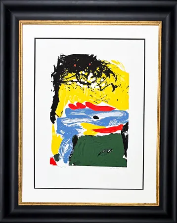 Screenprint Jorn - Asger Jorn (1914–1973) - Color Serigraph on paper - 1970