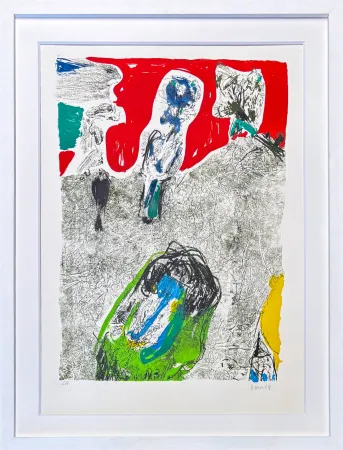Lithograph Jorn - Asger Jorn (1914–1973) – La Vallée des charme – 8-colour lithography – 1969