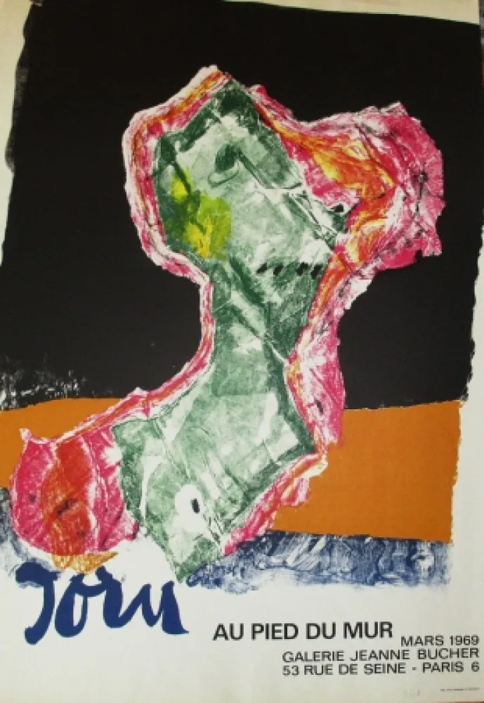 Poster Jorn - Au pied du mur