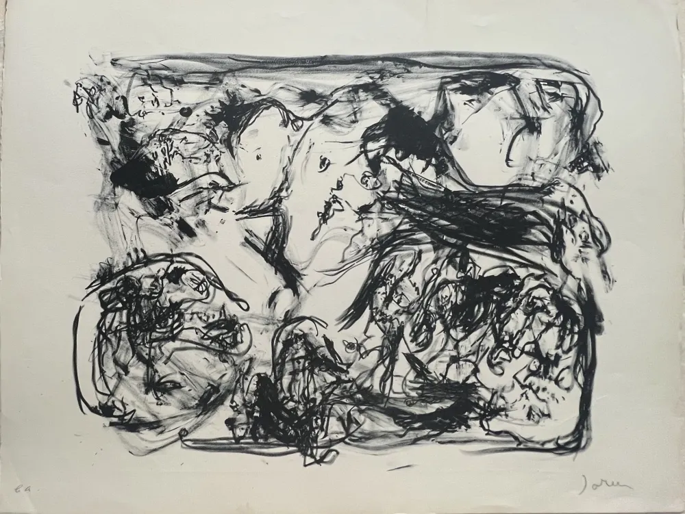 Lithograph Jorn - Composition, Exemplaire d'artiste. EA