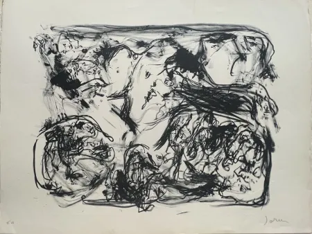 Lithograph Jorn - Composition, Exemplaire d'artiste. EA
