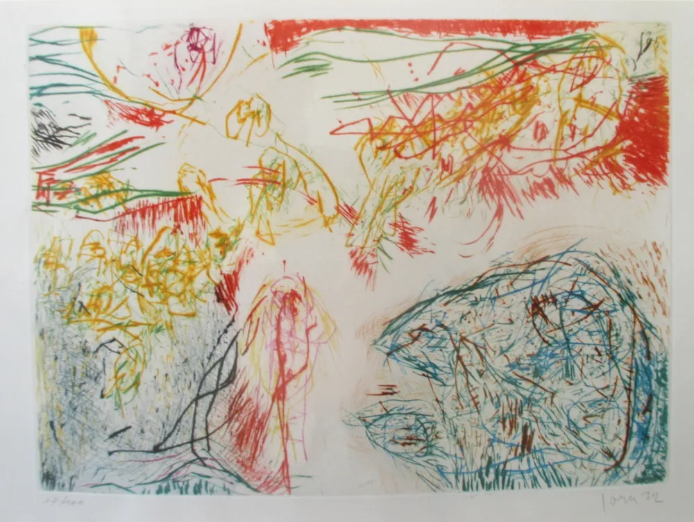 Etching Jorn - Confrontation sans Front