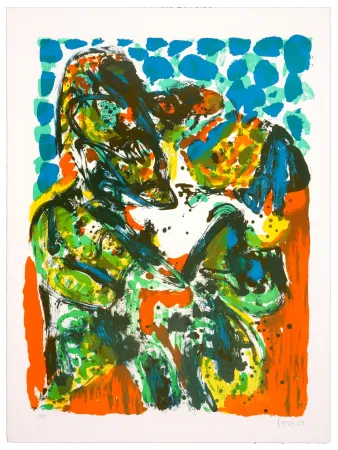 Lithograph Jorn - Confusion diplomatique