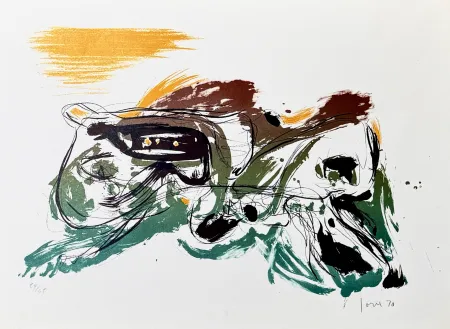 Lithograph Jorn - Cuba