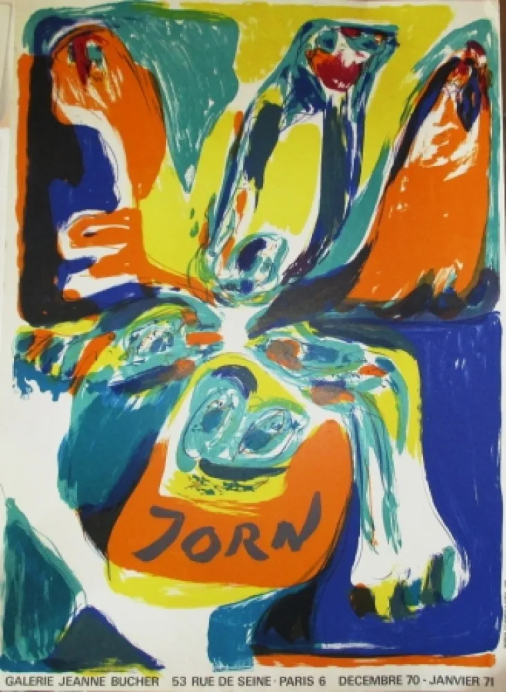 Poster Jorn - Exposition Galerie Jeanne Bucher 70-71