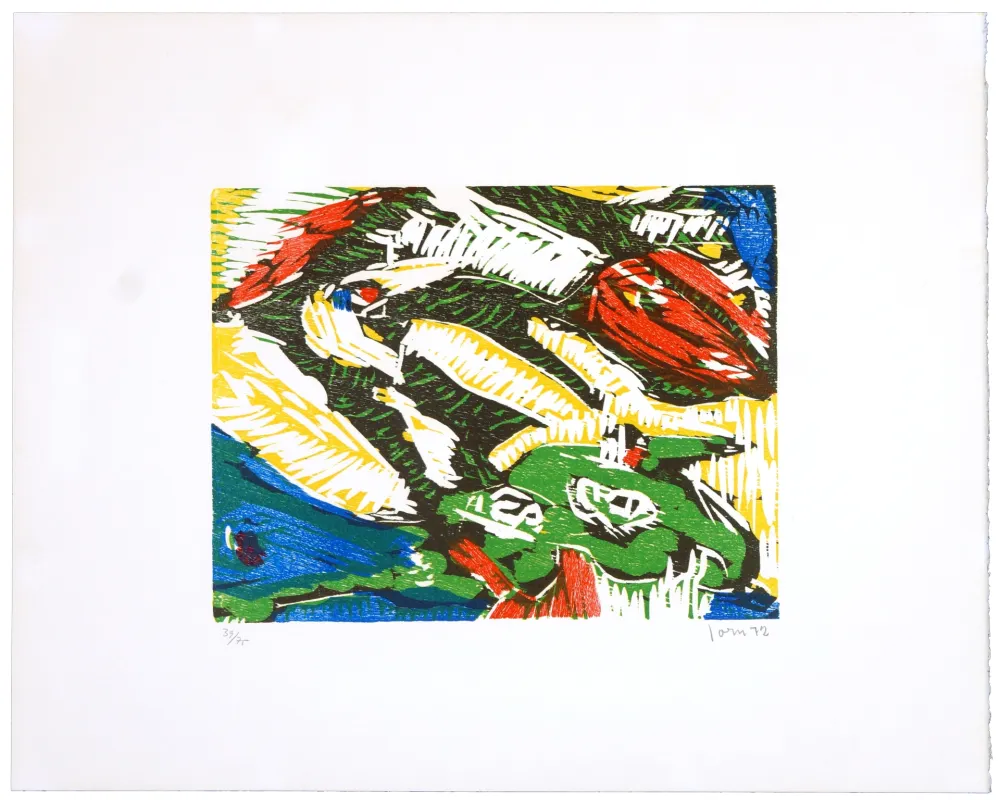 Lithograph Jorn - Gravitation aggravée