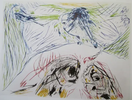 Etching Jorn - Hibou Sortilege