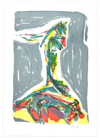 Lithograph Jorn - Jubilation Larmoyennageuse