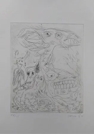 Drypoint Jorn - Le Droit de L´Aigle