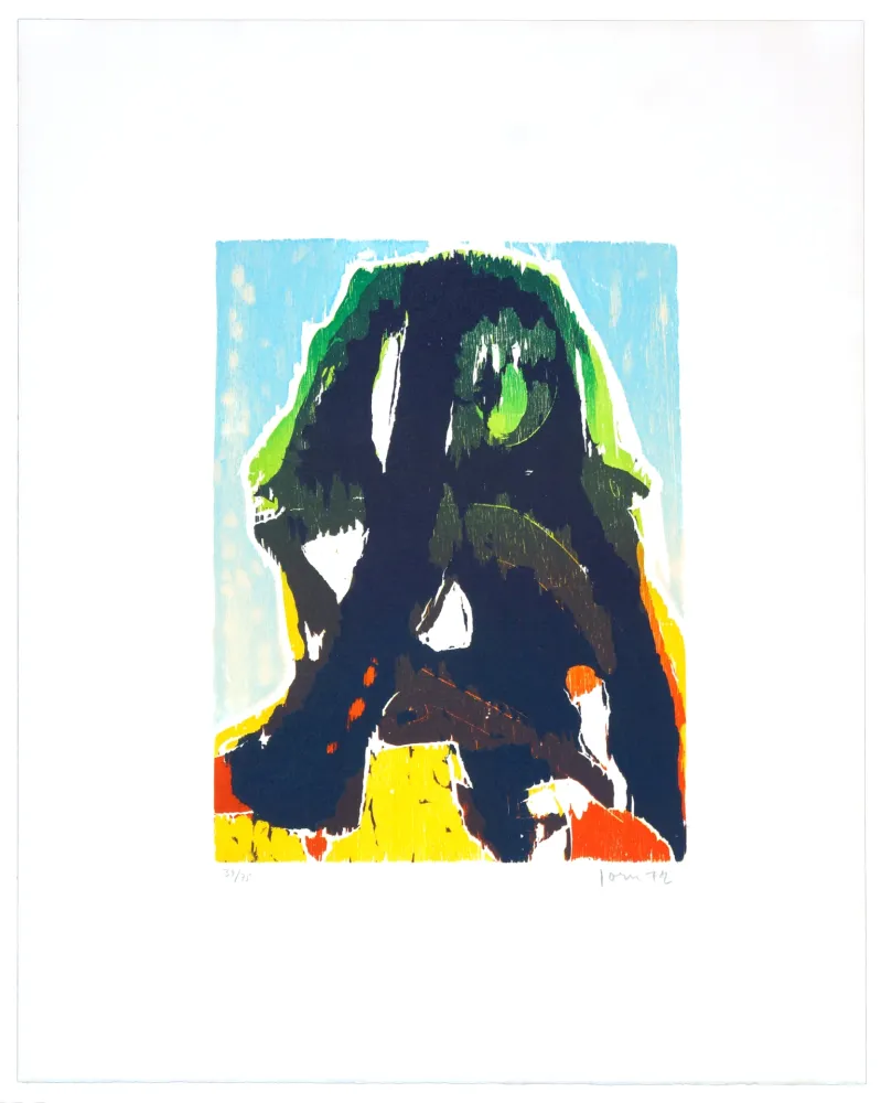 Lithograph Jorn - Nasabois - La laie qui se croit un sphinx