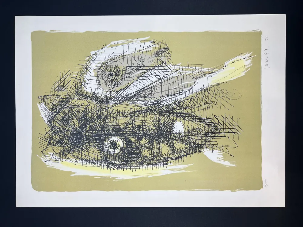 Lithograph Jorn - OHNE TITEL