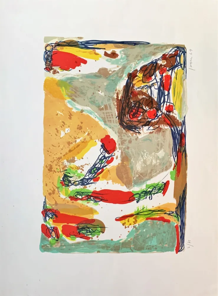 Lithograph Jorn - Sans titre 