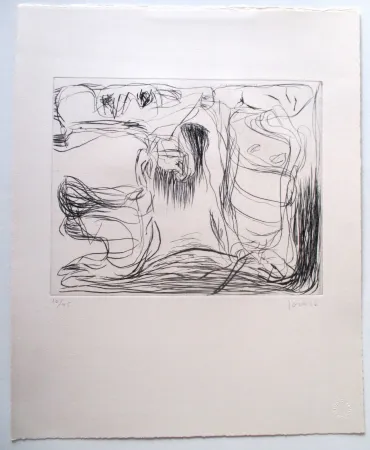 Etching Jorn - Tourbillon détourné