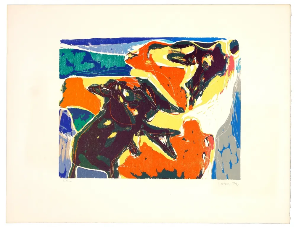 Woodcut Jorn - Uden title