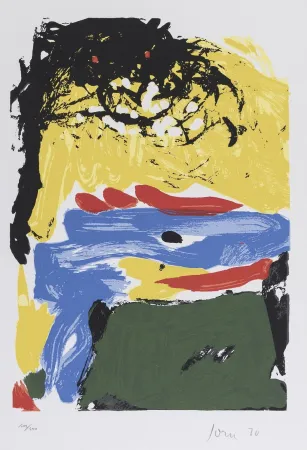 Lithograph Jorn - Untitled 