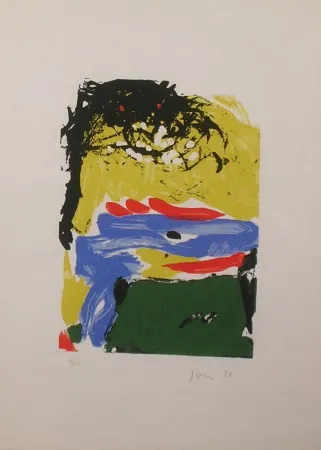 Lithograph Jorn - UNTITLED