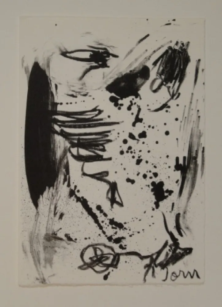Lithograph Jorn - Untitled