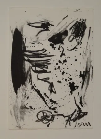 Lithograph Jorn - Untitled