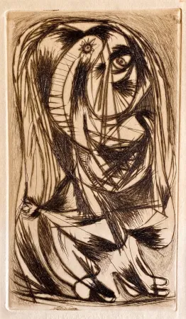 Drypoint Jorn - Untitled