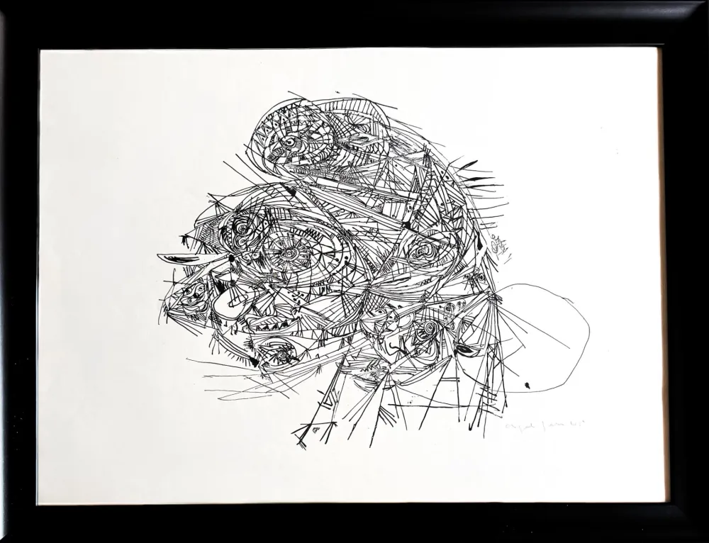 Lithograph Jorn - Untitled