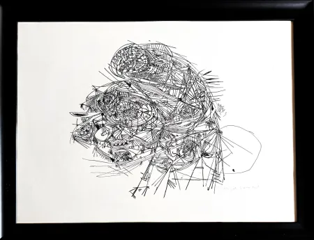 Lithograph Jorn - Untitled