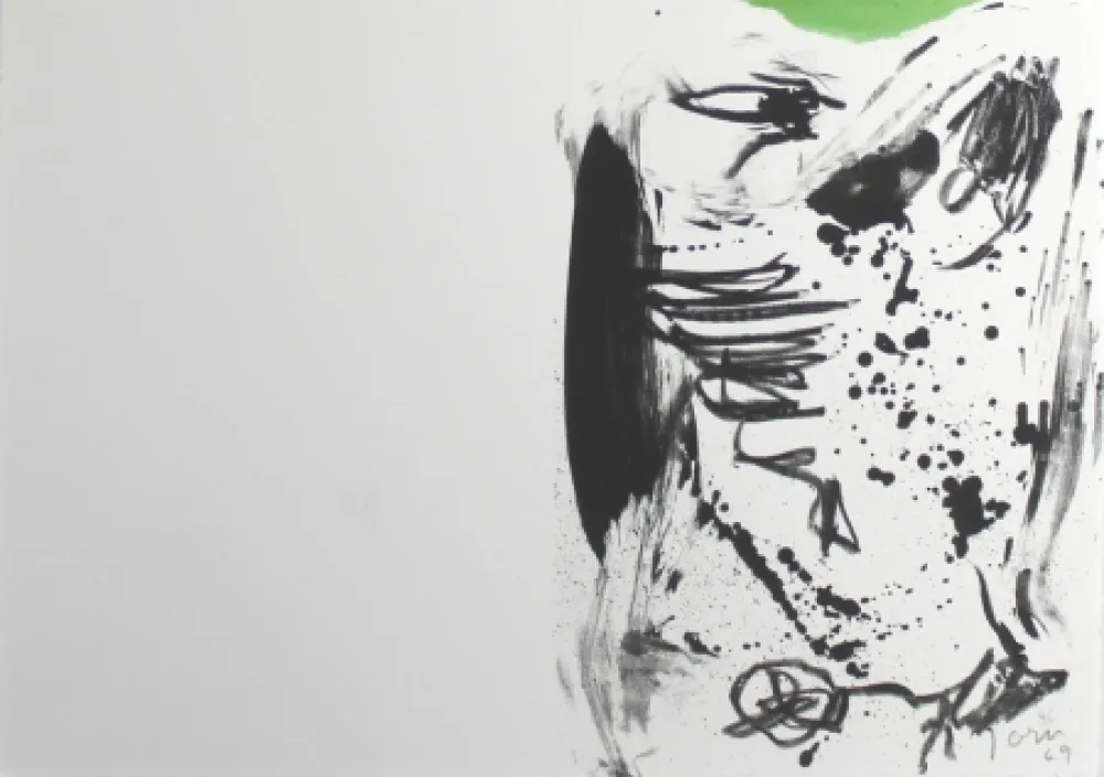 Lithograph Jorn - Untitled