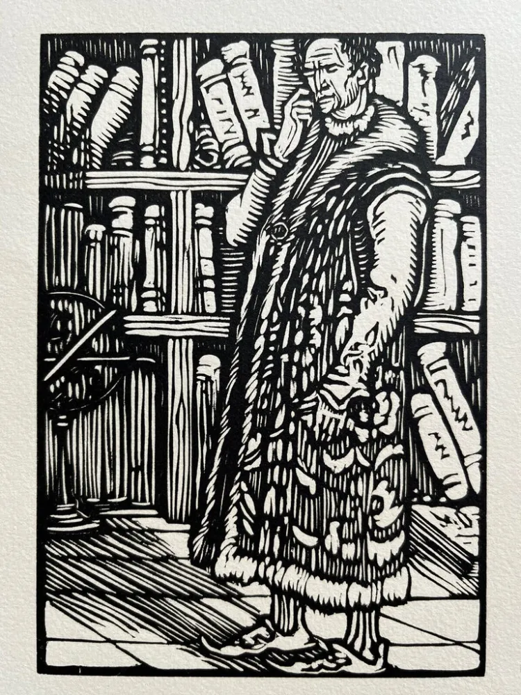 Woodcut Jou - Le Carton aux Estampes