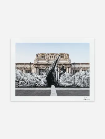 Lithograph Jr - La Nascita, Milano Centrale, Italie