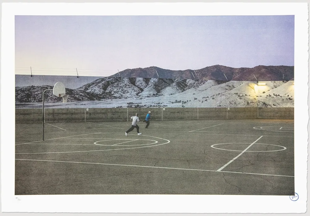 Lithograph Jr - Tehachapi, Mountain, February 7, 2020, 6.43p.m., U.S.A.,