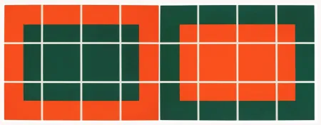 Woodcut Judd - Untitled; two prints (Schellmann 263-264)