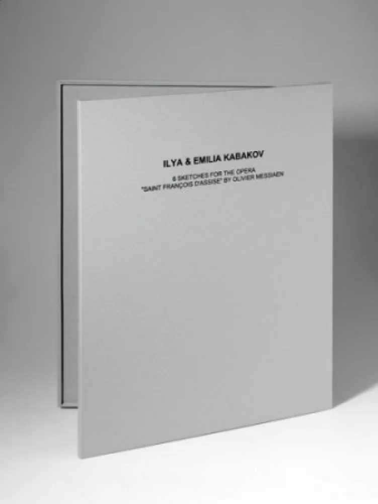 Lithograph Kabakov - 6 Sketches for the Opera Saint François Assise