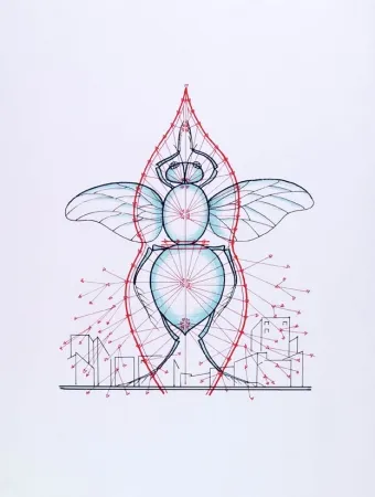 Screenprint Kabakov - Untitled