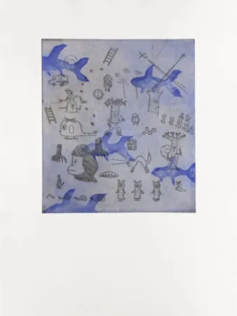 Etching Kaga - Baby sharks
